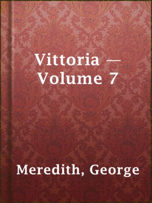 cover image of Vittoria — Volume 7